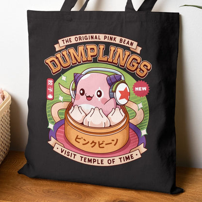 Pink Bean Dumplings Vintage Tote Bag