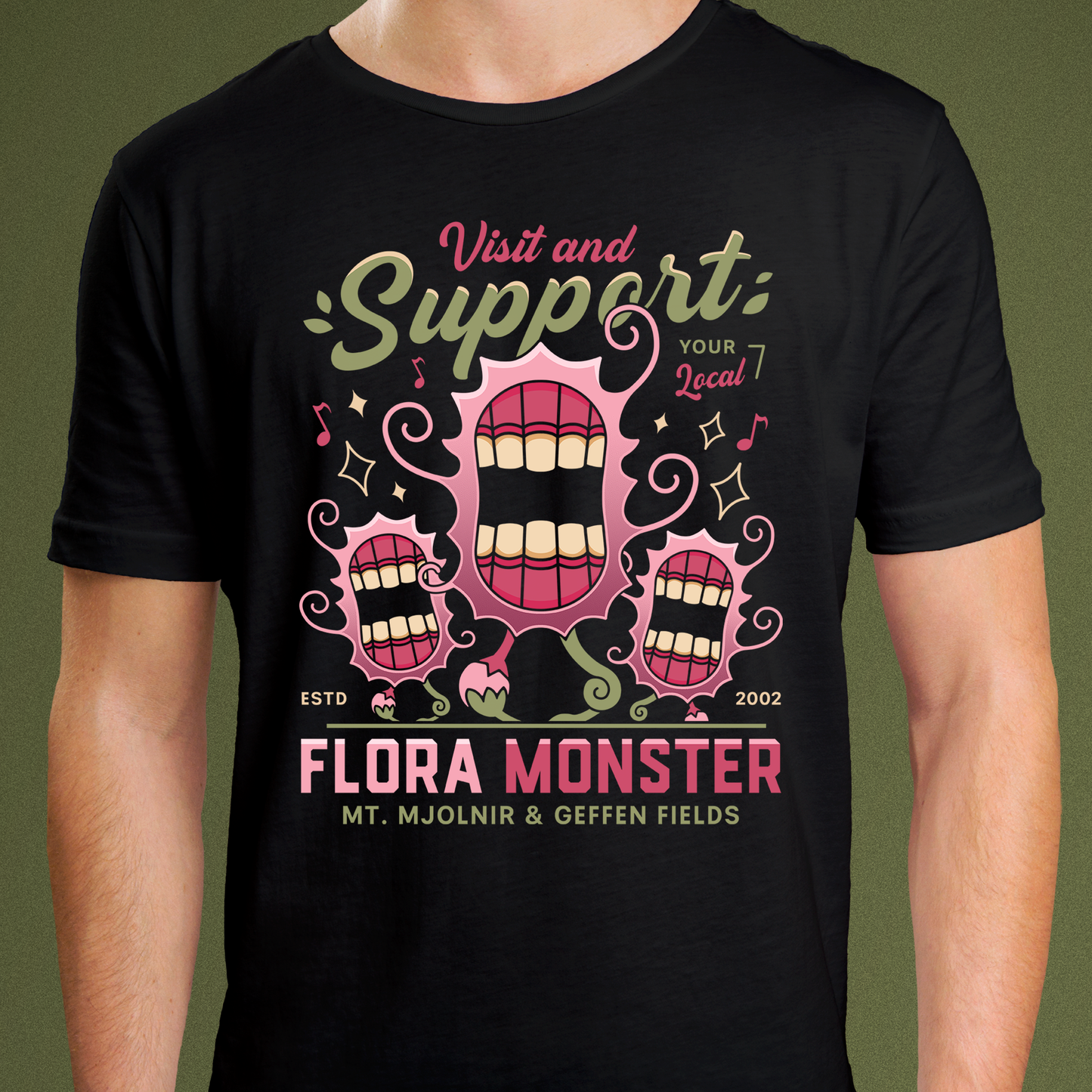 Support Geffen Field Flora Unisex T-Shirt