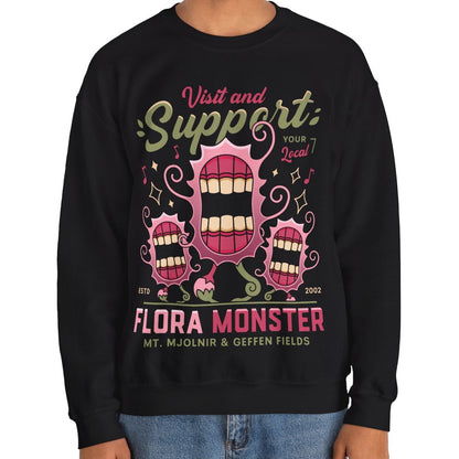 Support Geffen Field Flora Crewneck Sweatshirt