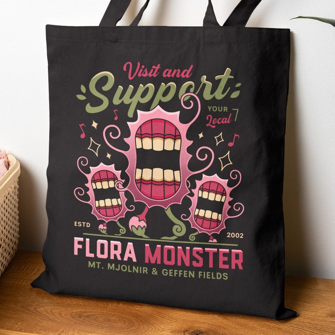 Support Geffen Field Flora Tote Bag