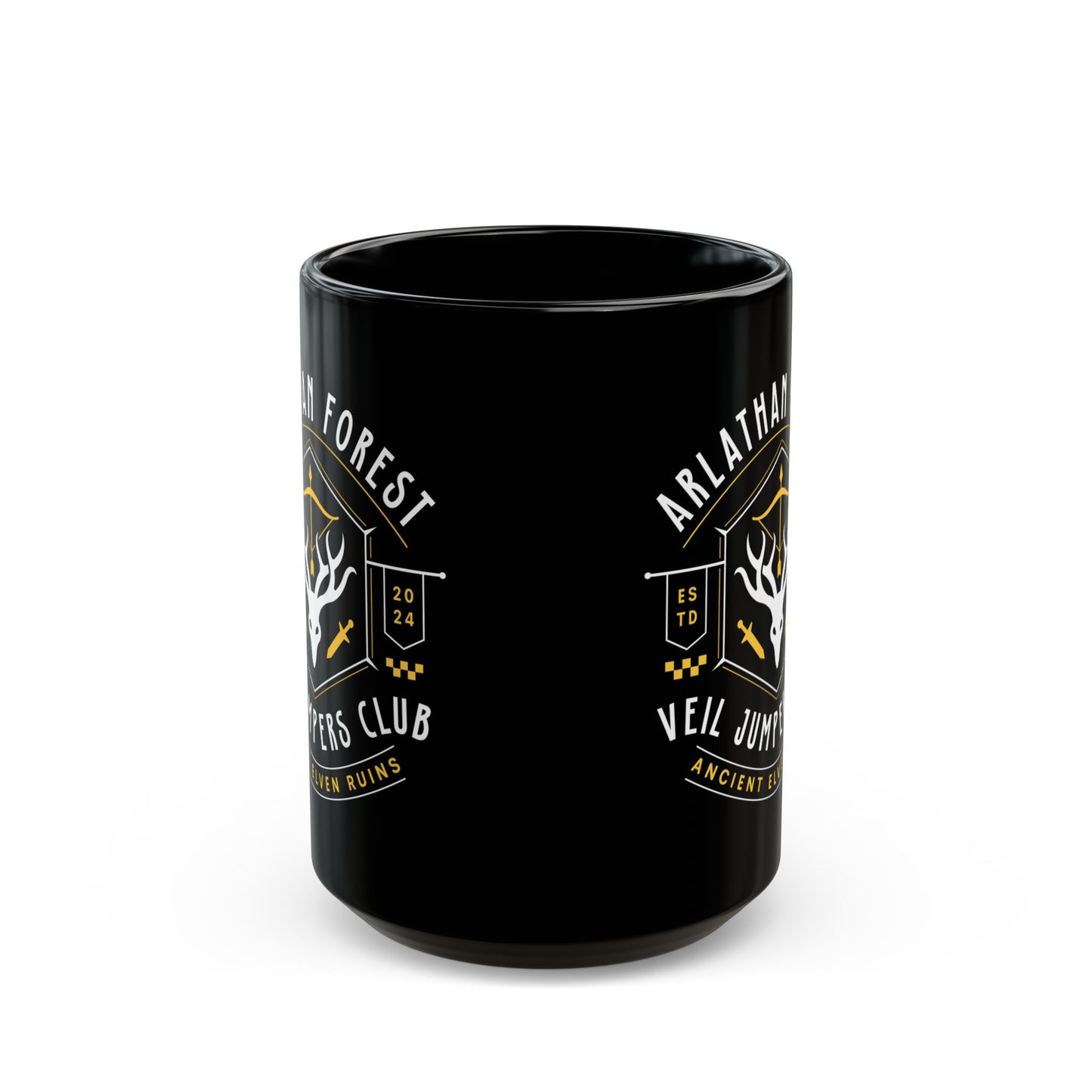 Veil Jumpers Club Emblem Black Mug