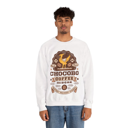 Chocobo Coffee Vintage Unisex Crewneck Sweatshirt