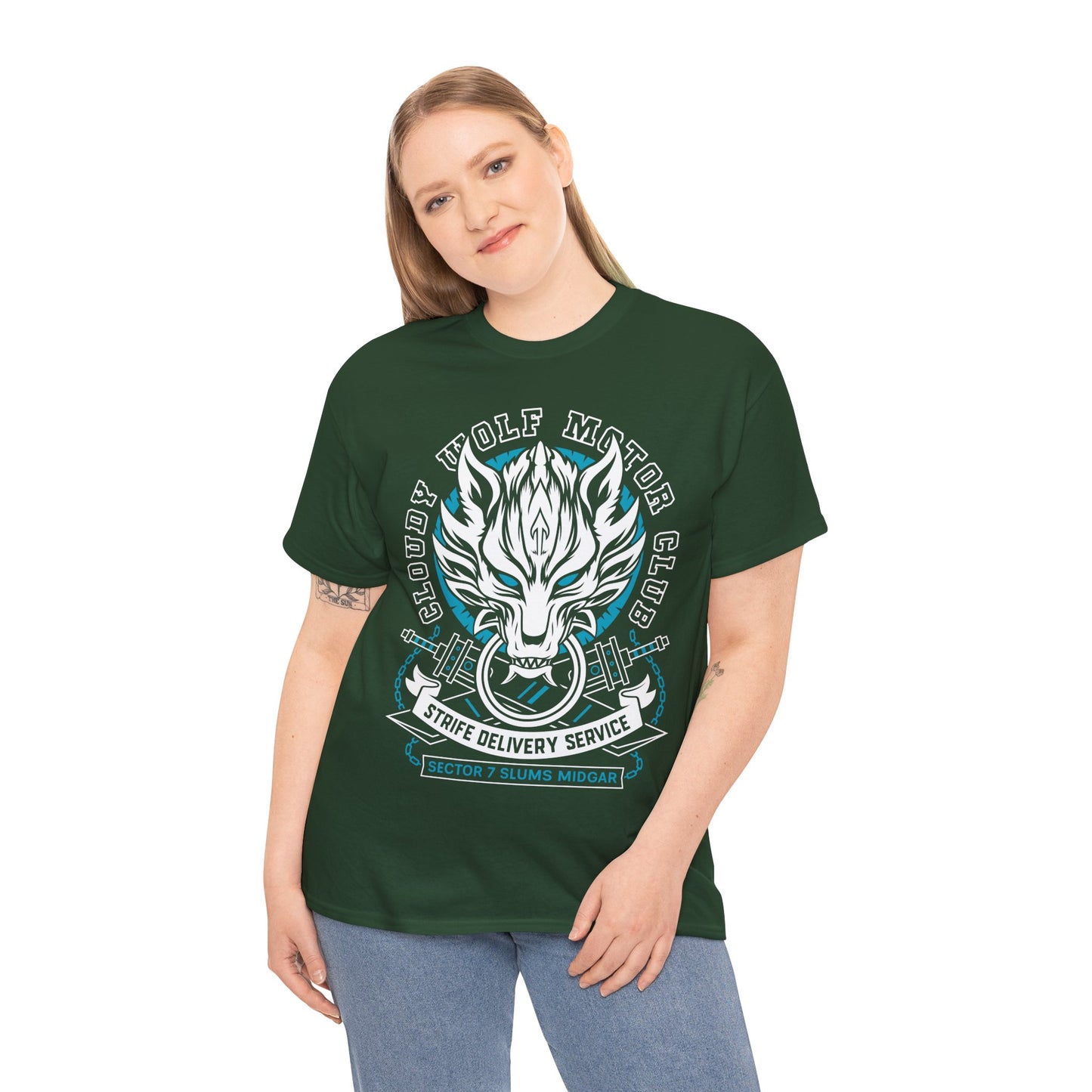 Cloudy Wolf Midgar Motor Unisex T-Shirt
