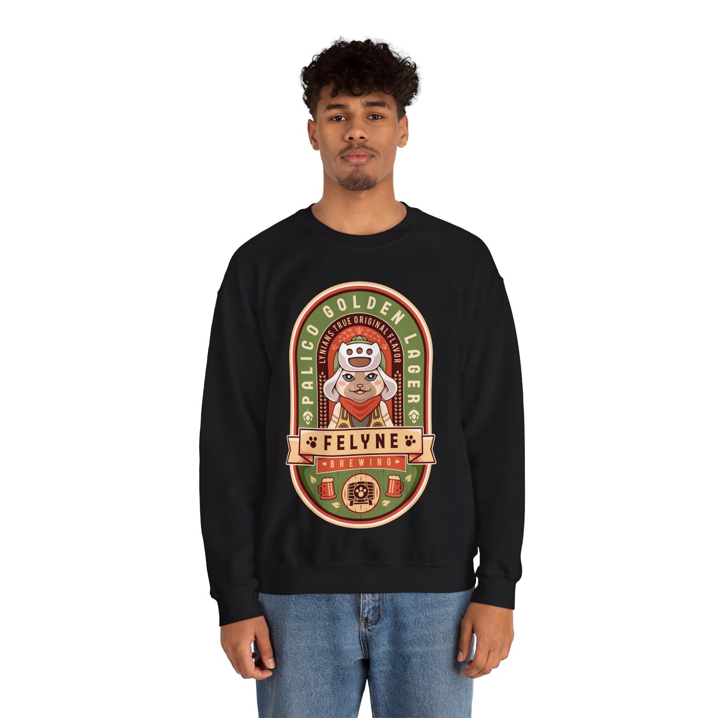 Palico Golden Lager Unisex Crewneck Sweatshirt
