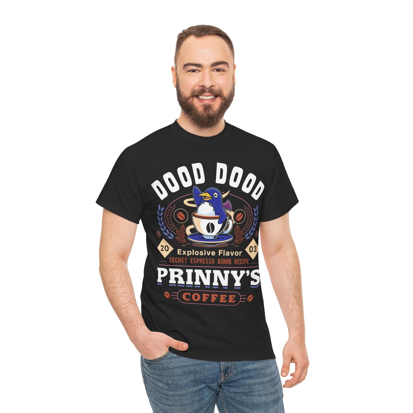 Prinny Dood Coffee Emblem Unisex T-Shirt