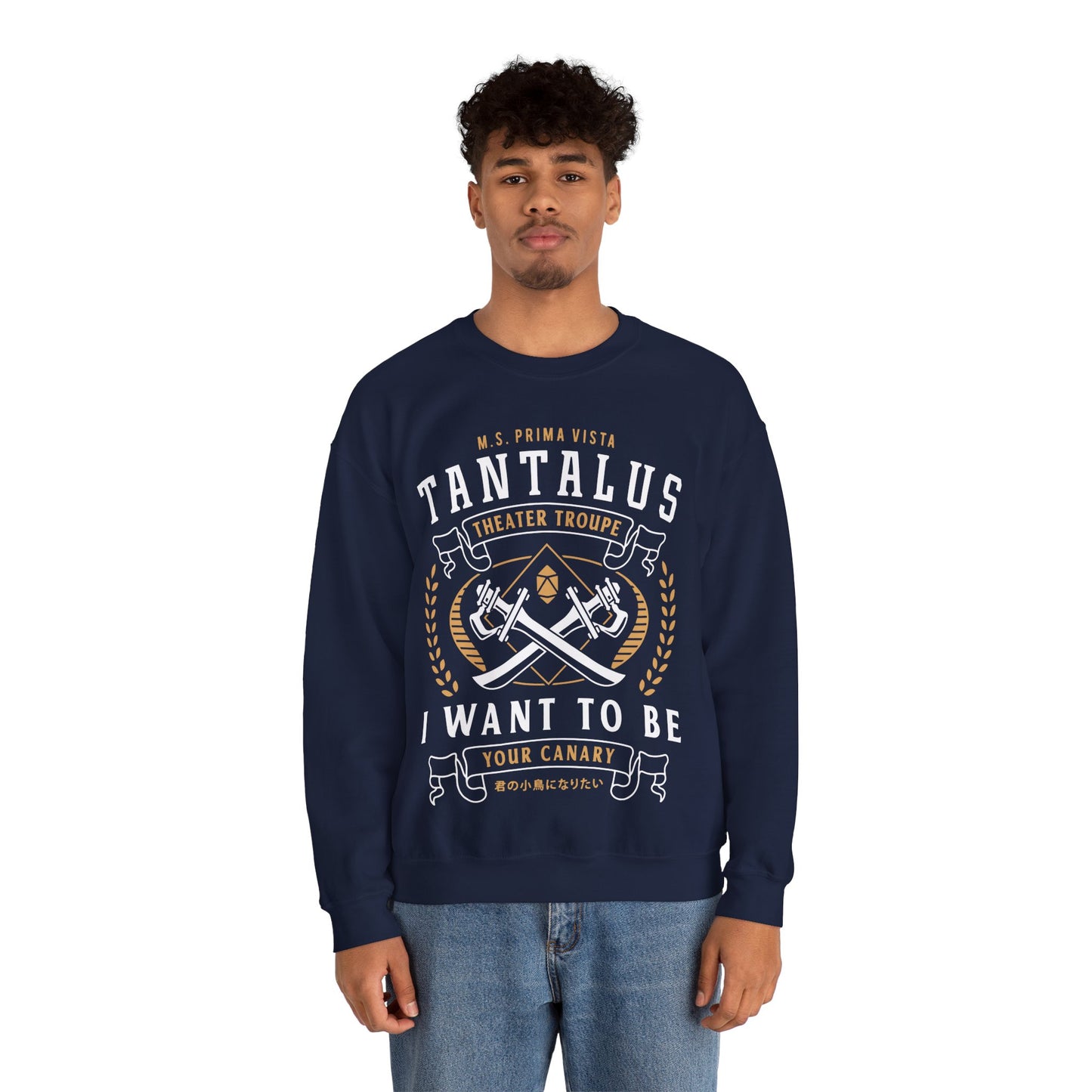 Tantalus Theater Troupe Emblem Unisex Crewneck Sweatshirt