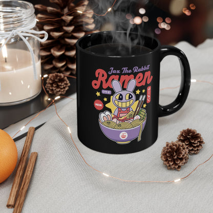 Jax Purple Rabbit Ramen Black Mug
