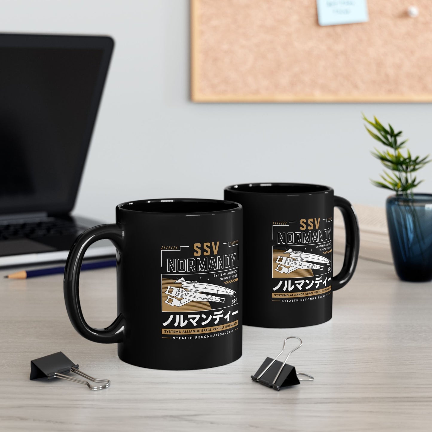 Ssv Normandy Aesthetic Black Mug