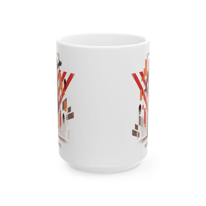 Paranatural Oldest House Building Ceramic Mug