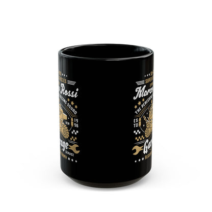 Peregrine Falcons Squad Garage Black Mug