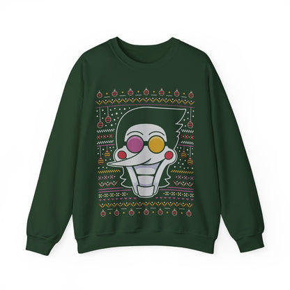 Spamton Ugly Sweater Crewneck Sweatshirt