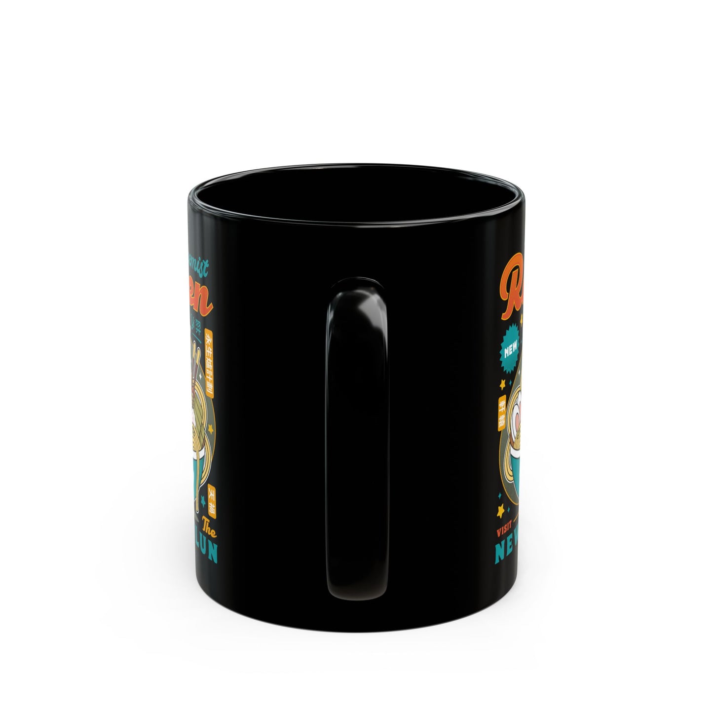 The Mysterious Alchemist Ramen Black Mug