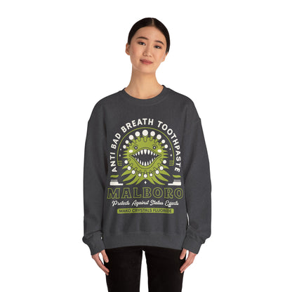 Malboro Toothpaste Emblem Unisex Crewneck Sweatshirt