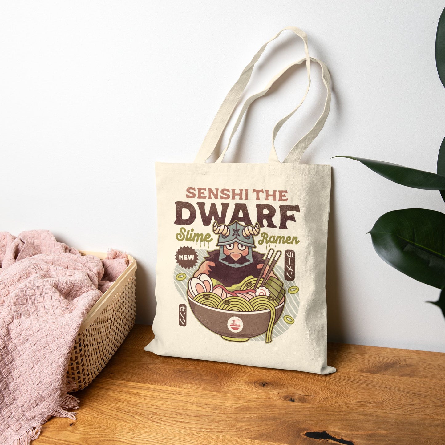 Dwarf Chef Slime Ramen Tote Bag
