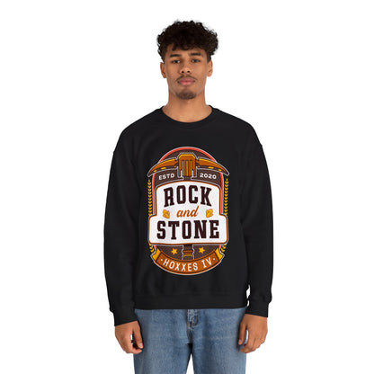Rock And Stone Emblem Unisex Crewneck Sweatshirt