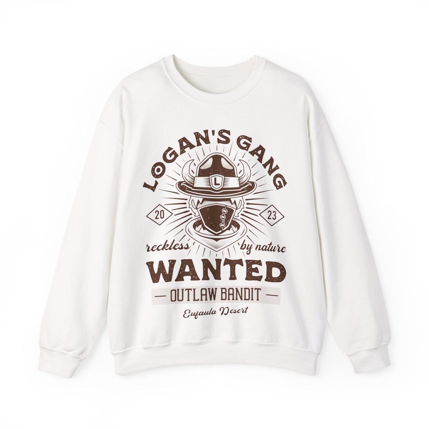 Eufaula Desert Bandit Emblem Unisex Crewneck Sweatshirt
