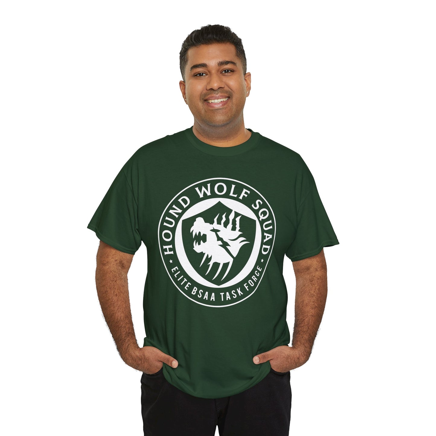 Hound Wolf Squad Crest Unisex T-Shirt