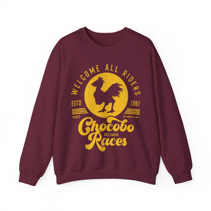 Chocobo Races Crest Unisex Crewneck Sweatshirt