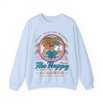 Alo Happy Tours Vintage Unisex Crewneck Sweatshirt