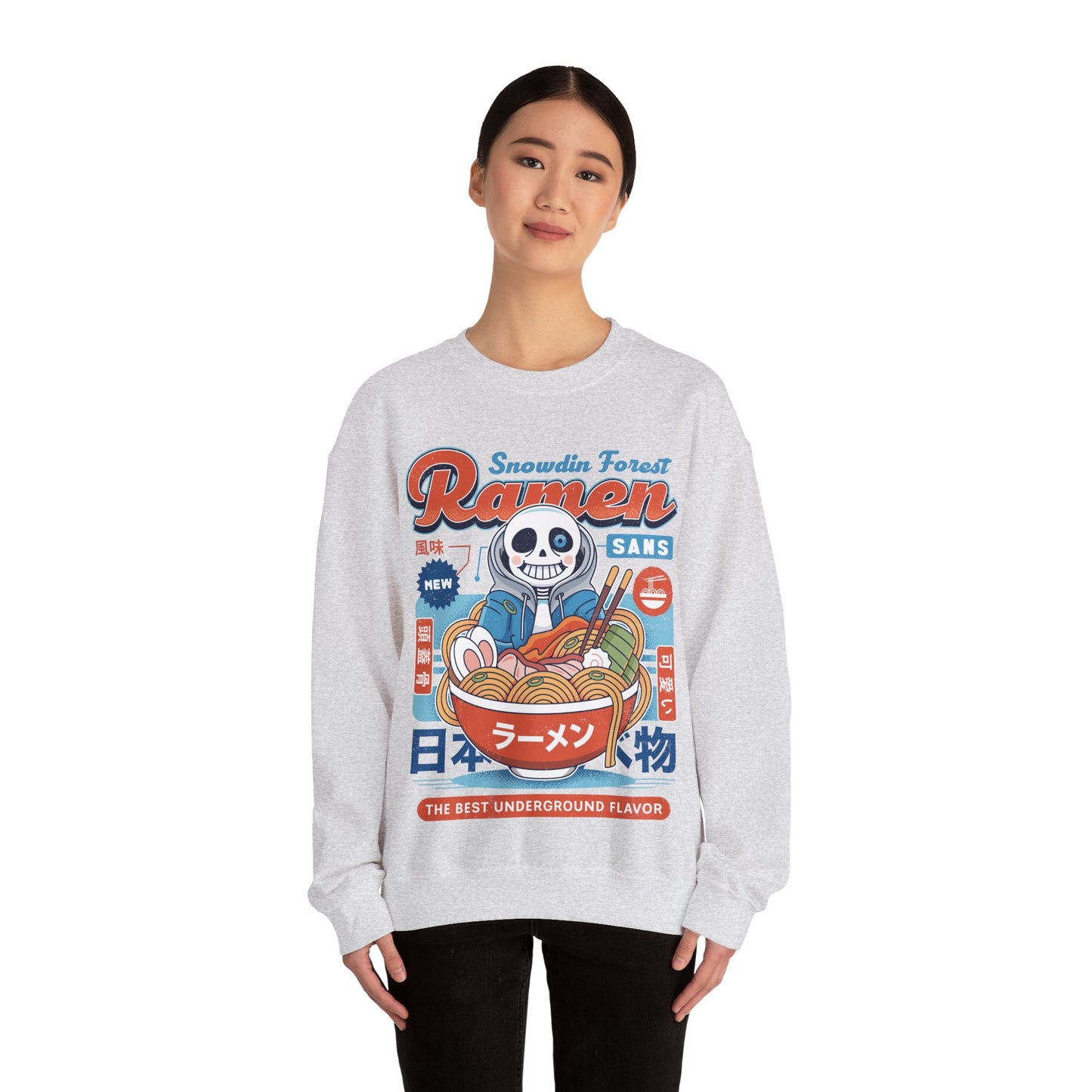 Snowdin Forest Ramen Vintage Unisex Crewneck Sweatshirt