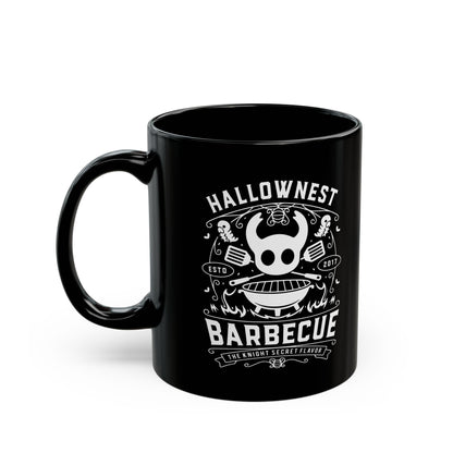 Hallownest Barbecue Emblem Black Mug