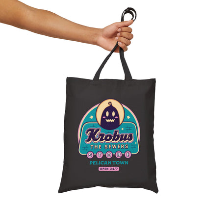 Krobus The Sewers Merchant Cotton Canvas Tote Bag