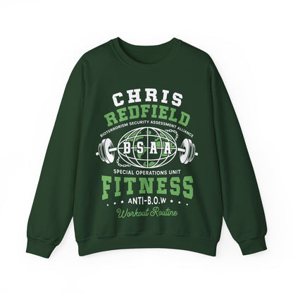 Bsaa Redfield Fitness Emblem Crewneck Sweatshirt