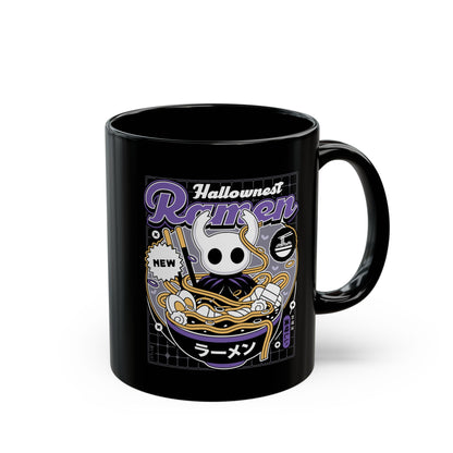 Hallownest Ramen Aesthetic Black Mug