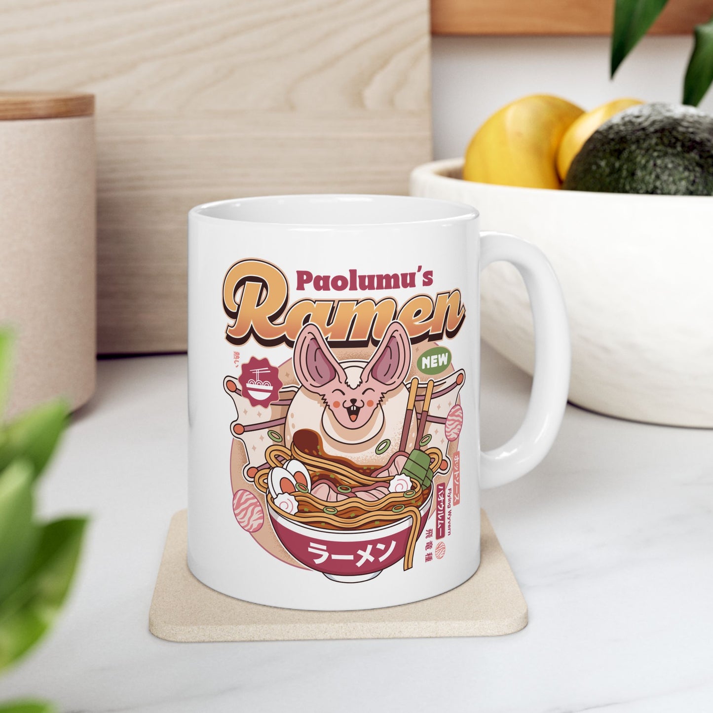 Paolumu Ramen Vintage Ceramic Mug