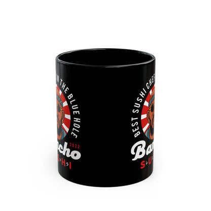 Bancho Sushi Emblem Black Mug