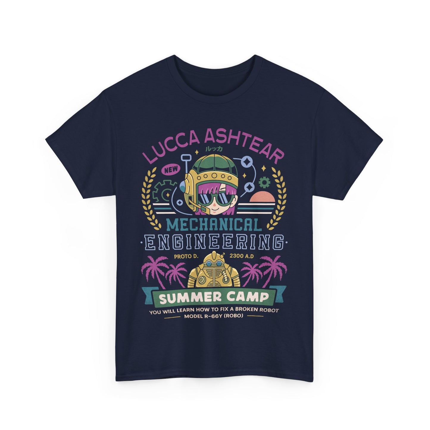 Lucca Ashtear Summer Camp Unisex T-Shirt