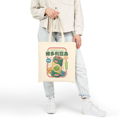 Ramuramu Valley Energy Drink Cotton Canvas Tote Bag