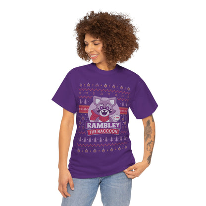 Rambley Raccoon Ugly Sweater Unisex T-Shirt