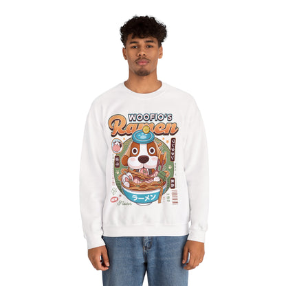 Woofio Vintage Ramen Unisex Crewneck Sweatshirt