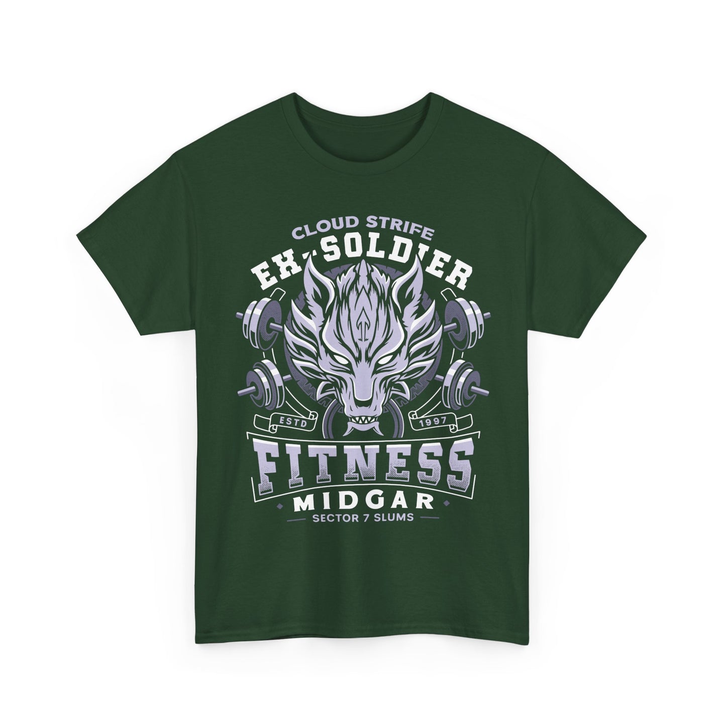 Strife Midgar Fitness Emblem Unisex T-Shirt