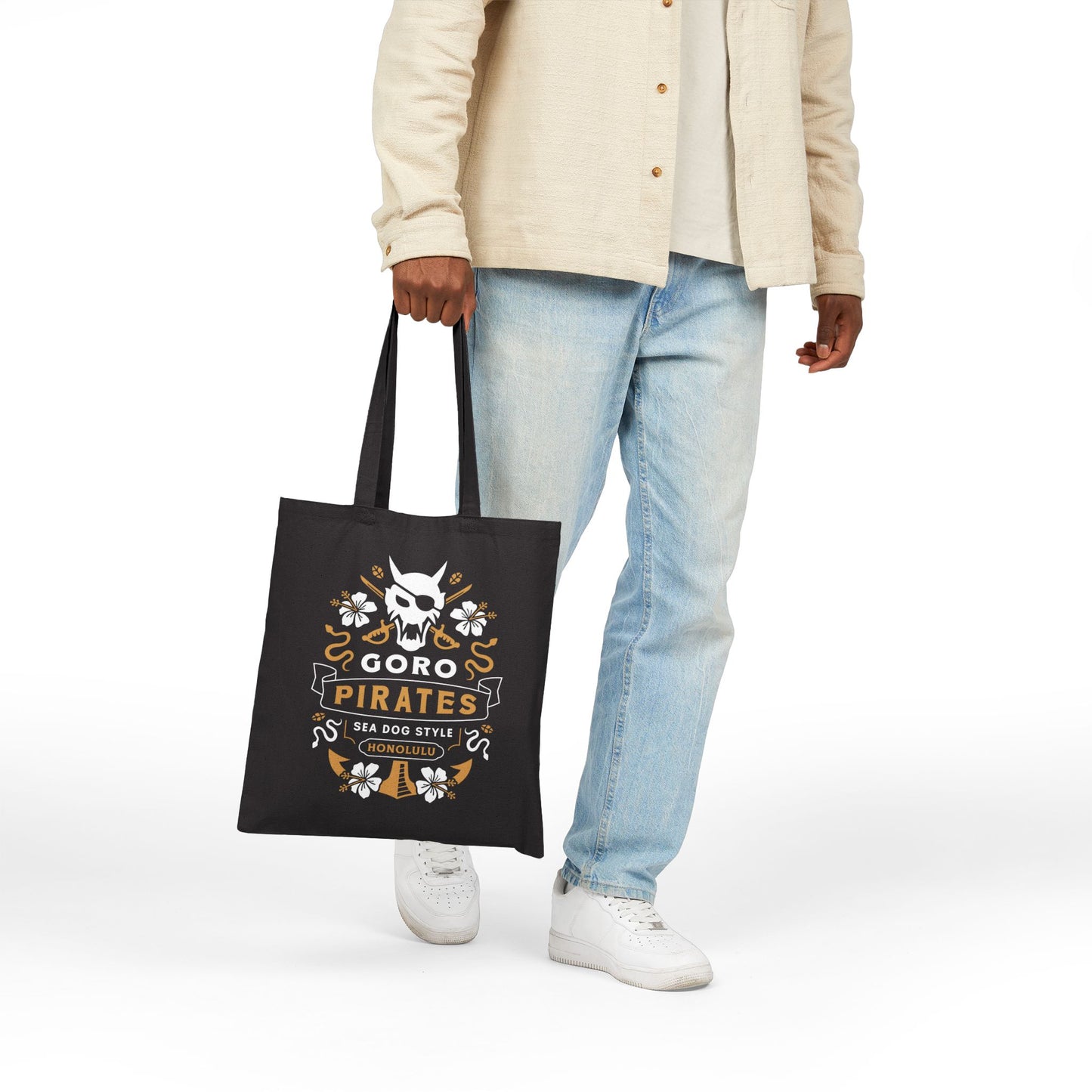 Sea Dog Style In Honolulu Canvas Tote Bag