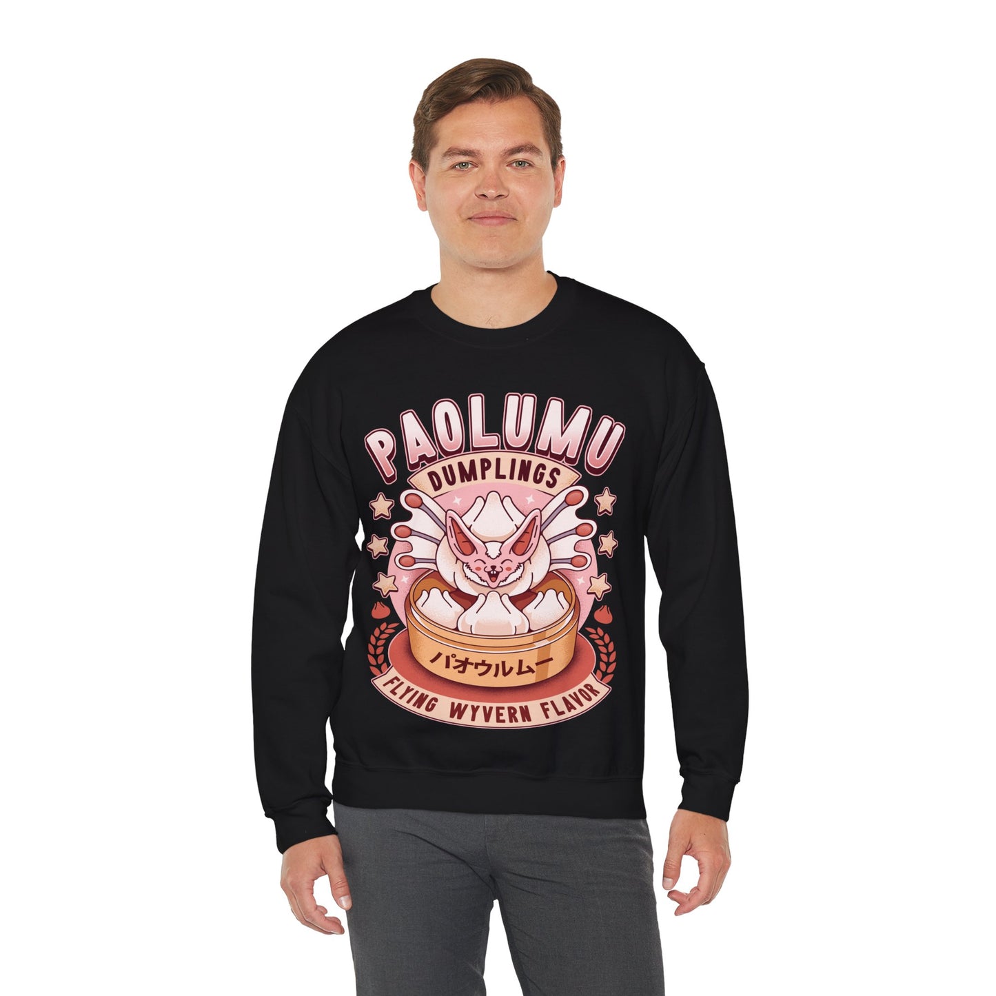 Paolumu Dumplings Vintage Unisex Crewneck Sweatshirt