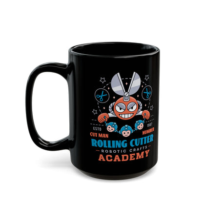 Rolling Cutter Academy Black Mug