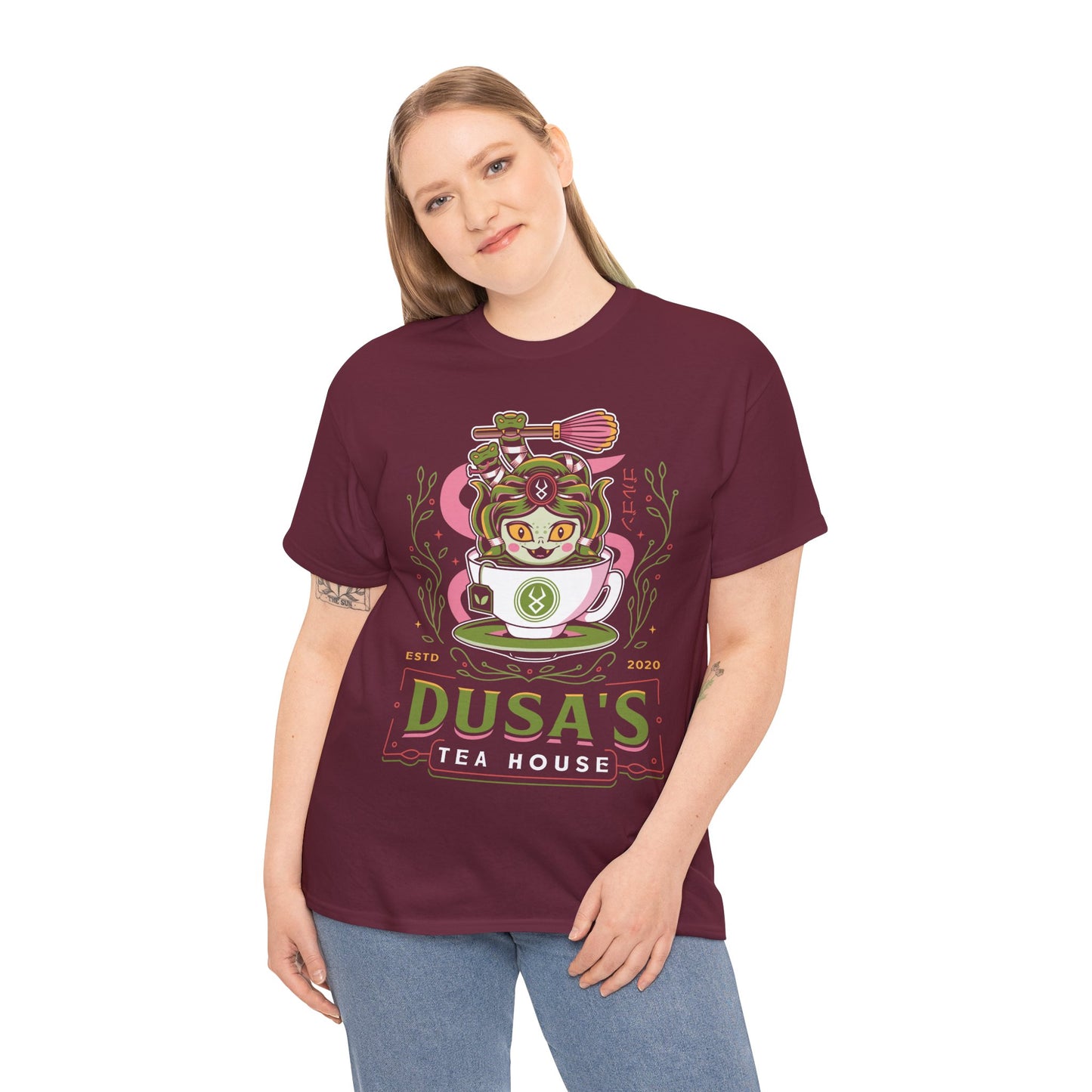 Dusa Green Tea Emblem Unisex T-Shirt