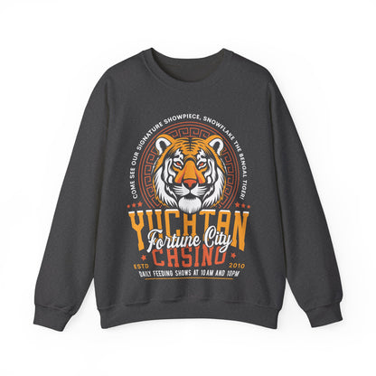 Yucatan Casino Snowflake Grunge Unisex Crewneck Sweatshirt
