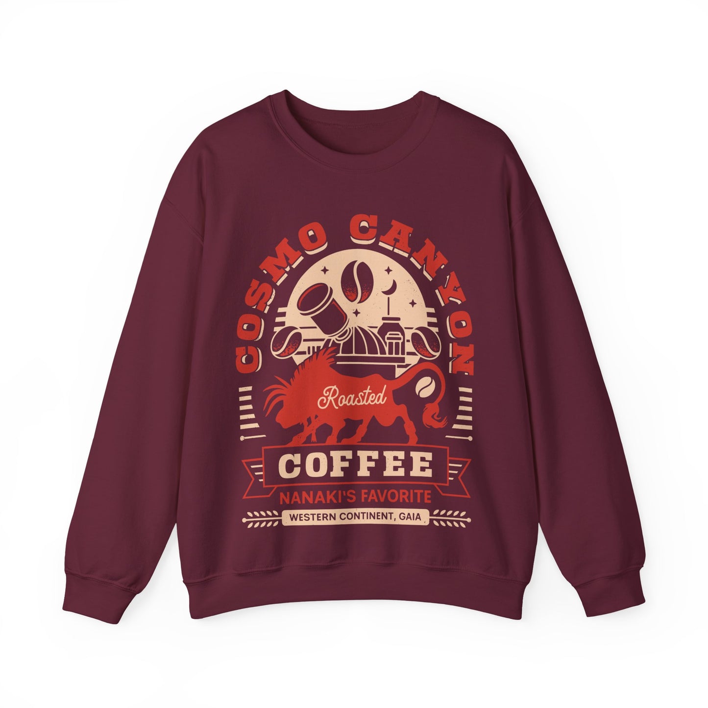 Cosmo Canyon Coffee Grunge Unisex Crewneck Sweatshirt