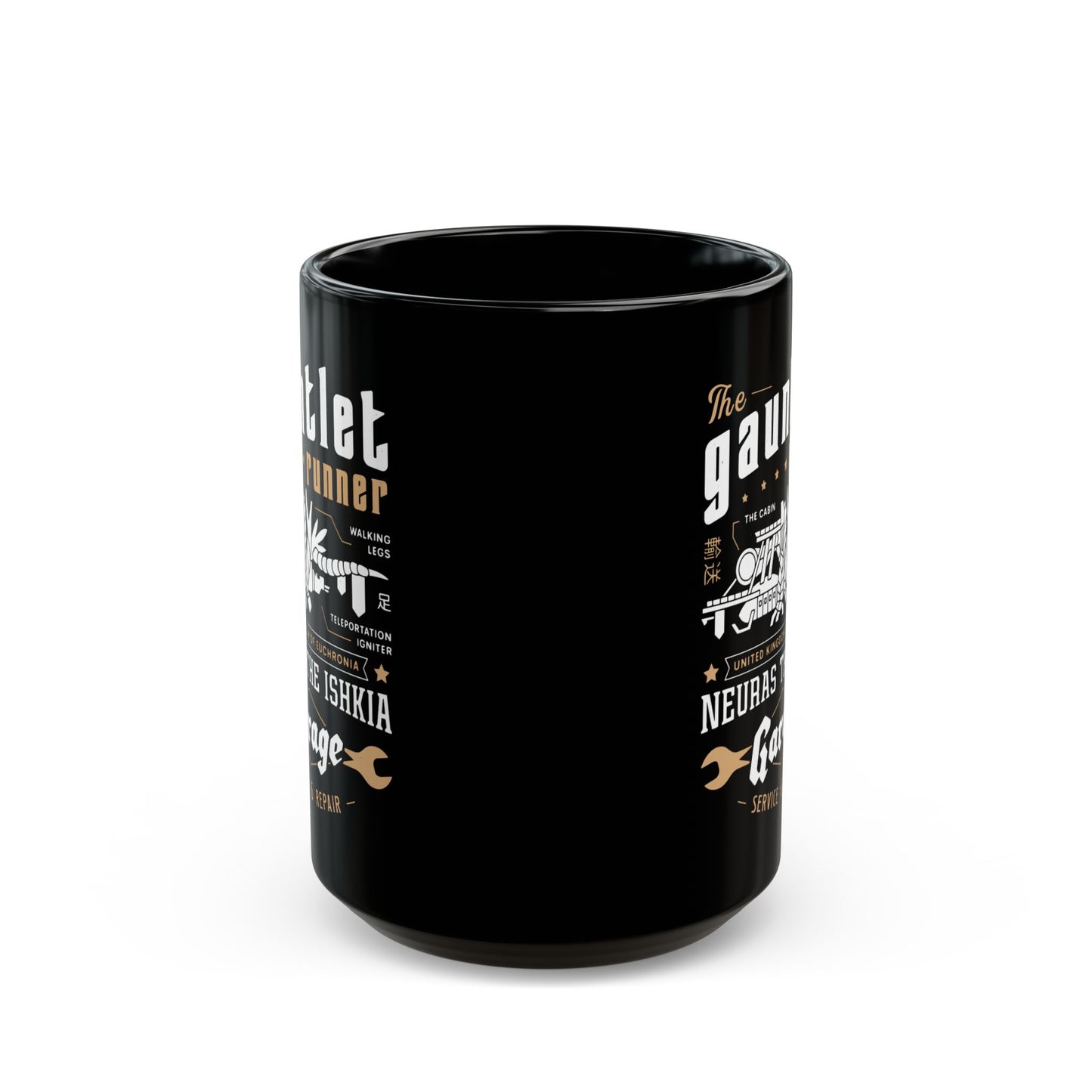 Gauntlet Runner Garage Black Mug