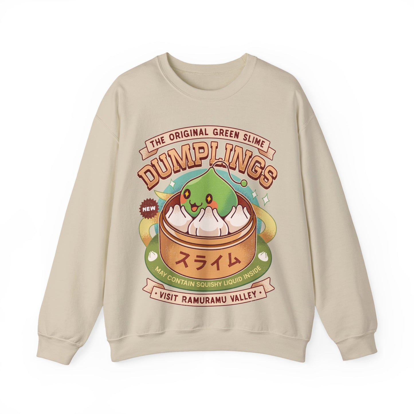 Ramuramu Valley Dumplings Vintage Crewneck Sweatshirt