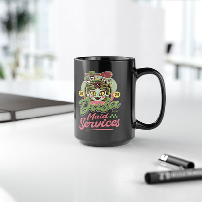 Dusa Maid Emblem Black Mug