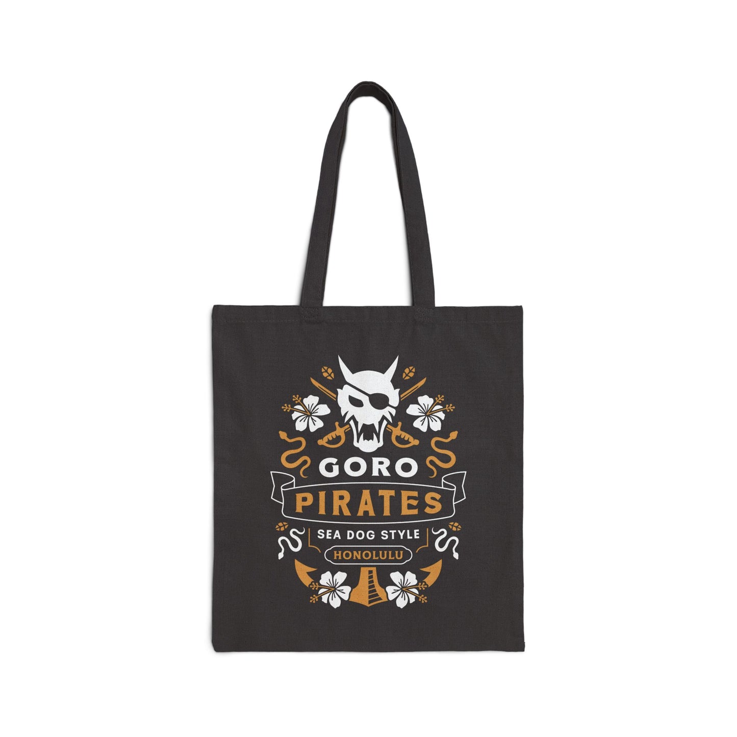 Sea Dog Style In Honolulu Canvas Tote Bag