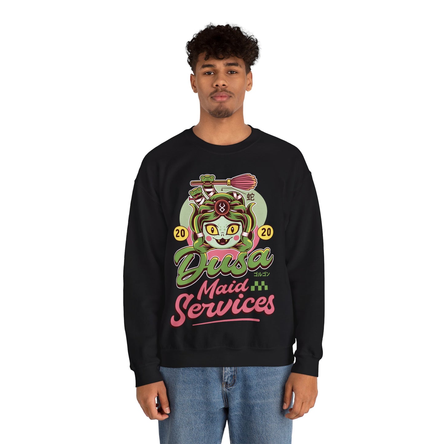 Dusa Maid Emblem Crewneck Sweatshirt
