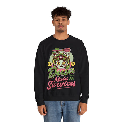 Dusa Maid Emblem Crewneck Sweatshirt