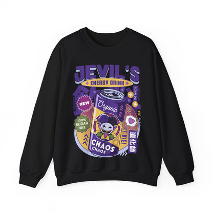 Jevil Energy Drink Unisex Crewneck Sweatshirt