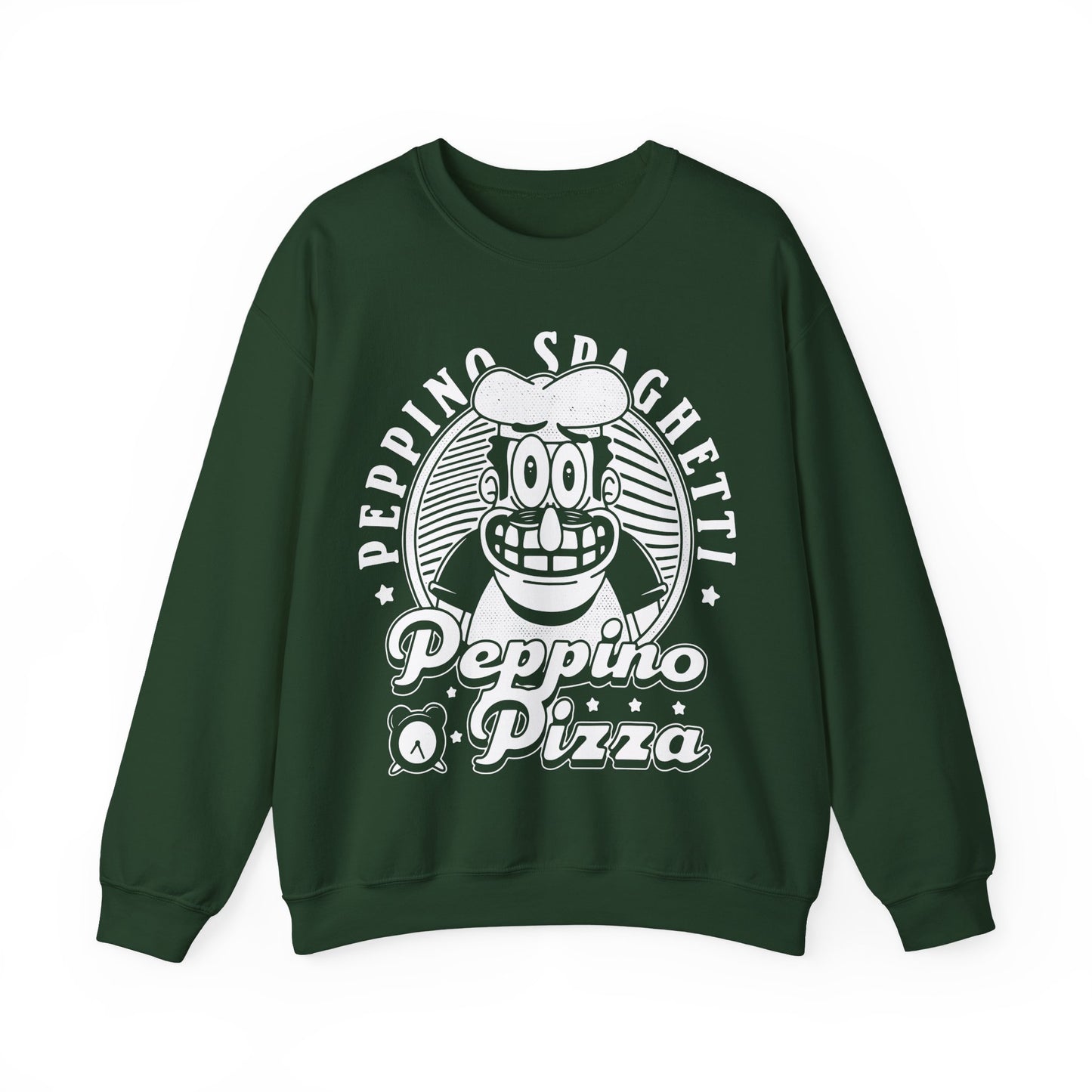 Peppino Pizza Crest Unisex Crewneck Sweatshirt