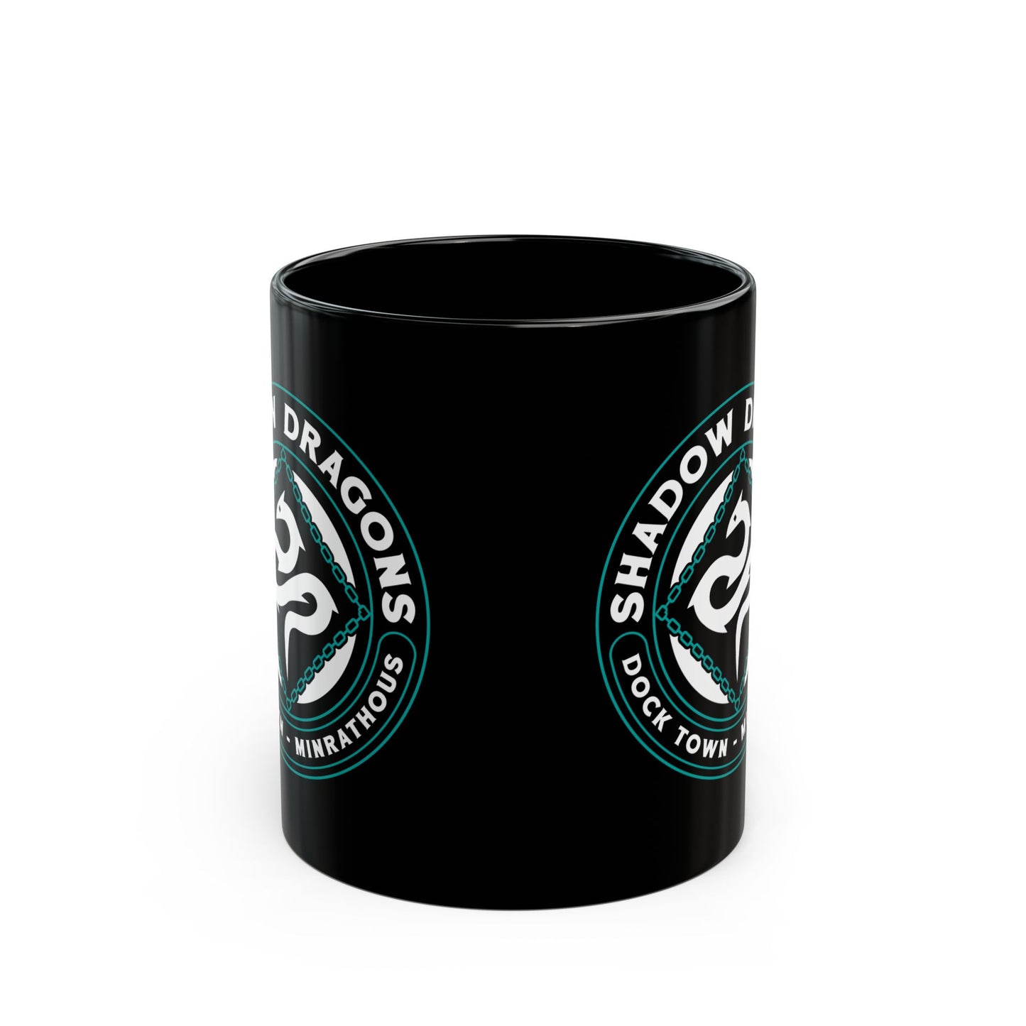 Minrathous Shadow Dragons Emblem Black Mug